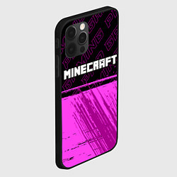 Чехол для iPhone 12 Pro Minecraft pro gaming посередине, цвет: 3D-черный — фото 2