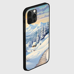 Чехол для iPhone 12 Pro Новогодний светлый день, цвет: 3D-черный — фото 2