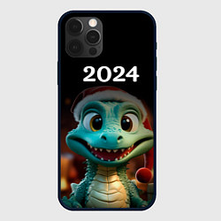 Чехол iPhone 12 Pro Дракон символ года 2024