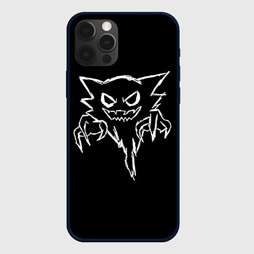 Чехол iPhone 12 Pro Evil ghost / 3D-Черный – фото 1