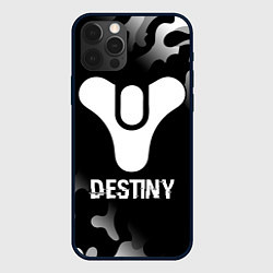 Чехол iPhone 12 Pro Destiny glitch на темном фоне
