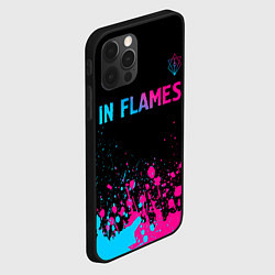 Чехол для iPhone 12 Pro In Flames - neon gradient посередине, цвет: 3D-черный — фото 2