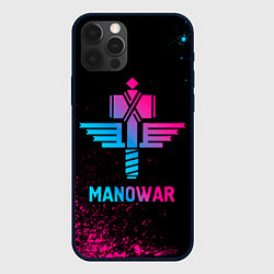 Чехол iPhone 12 Pro Manowar - neon gradient