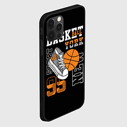 Чехол для iPhone 12 Pro Basketball New York, цвет: 3D-черный — фото 2