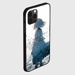 Чехол для iPhone 12 Pro Безликая дева, цвет: 3D-черный — фото 2