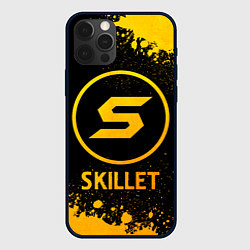 Чехол iPhone 12 Pro Skillet - gold gradient