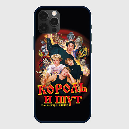 Чехол iPhone 12 Pro КиШ - как в старой сказке / 3D-Черный – фото 1