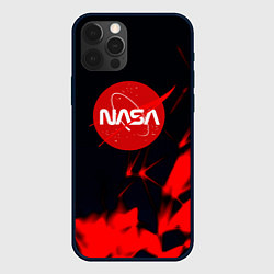 Чехол для iPhone 12 Pro Nasa abstract, цвет: 3D-черный