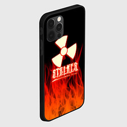 Чехол для iPhone 12 Pro Stalker 2 flame, цвет: 3D-черный — фото 2