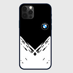 Чехол для iPhone 12 Pro BMW стильная геометрия спорт, цвет: 3D-черный