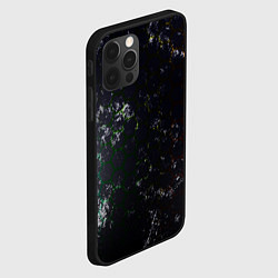 Чехол для iPhone 12 Pro Черные узоры, цвет: 3D-черный — фото 2