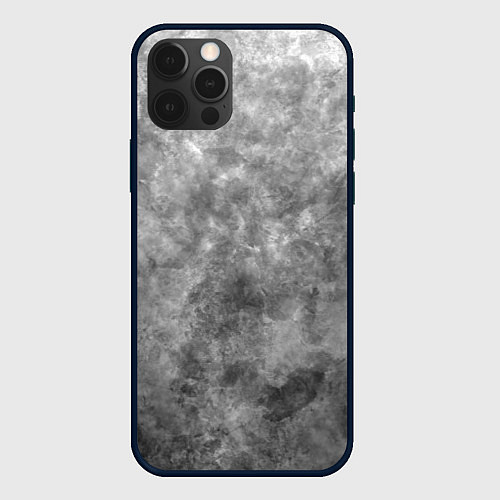 Чехол iPhone 12 Pro Абстракция - grey sky / 3D-Черный – фото 1