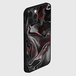 Чехол для iPhone 12 Pro Брызги краски и вода, цвет: 3D-черный — фото 2
