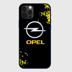 Чехол iPhone 12 Pro Opel желтые краски