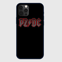 Чехол для iPhone 12 Pro PZDC - ACDC, цвет: 3D-черный