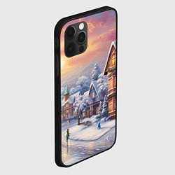 Чехол для iPhone 12 Pro Подарки для зимы, цвет: 3D-черный — фото 2
