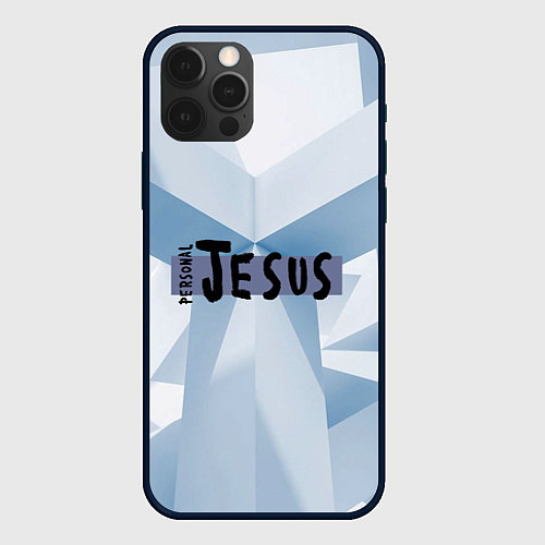 Чехол iPhone 12 Pro Personal Jesus by Depeche Mode / 3D-Черный – фото 1