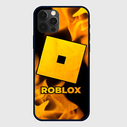 Чехол iPhone 12 Pro Roblox - gold gradient