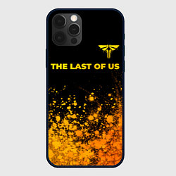 Чехол для iPhone 12 Pro The Last Of Us - gold gradient посередине, цвет: 3D-черный
