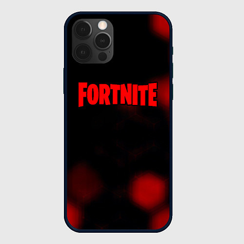 Чехол iPhone 12 Pro Fortnite the games / 3D-Черный – фото 1