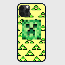 Чехол iPhone 12 Pro Minecraft creeper game