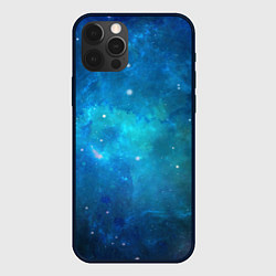 Чехол iPhone 12 Pro Голубой космос