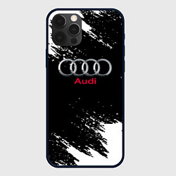 Чехол для iPhone 12 Pro AUDI sport краски, цвет: 3D-черный