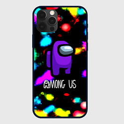 Чехол iPhone 12 Pro Among us blink neon