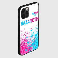 Чехол для iPhone 12 Pro Nazareth neon gradient style посередине, цвет: 3D-черный — фото 2