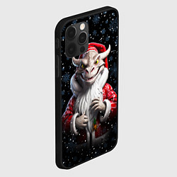 Чехол для iPhone 12 Pro Santa dragon, цвет: 3D-черный — фото 2