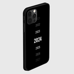 Чехол для iPhone 12 Pro Lets go next - 2024, цвет: 3D-черный — фото 2