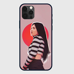 Чехол для iPhone 12 Pro Nancy Momaland, цвет: 3D-черный