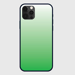 Чехол для iPhone 12 Pro Лесной сон 3d зеленый градиент, цвет: 3D-черный