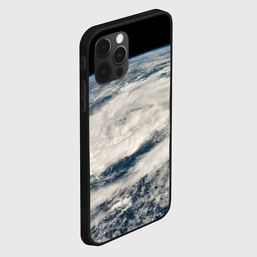 Чехол iPhone 12 Pro Шторм в Аравийском море / 3D-Черный – фото 2