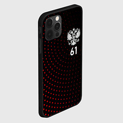 Чехол для iPhone 12 Pro Точки: Ростовская область, цвет: 3D-черный — фото 2
