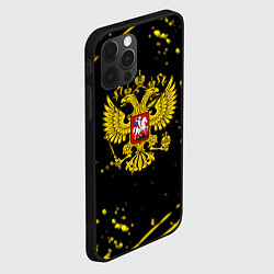 Чехол для iPhone 12 Pro Россия империя герб рф, цвет: 3D-черный — фото 2