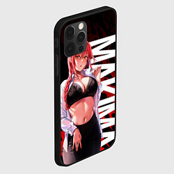 Чехол для iPhone 12 Pro Макима в офисной одежде, цвет: 3D-черный — фото 2