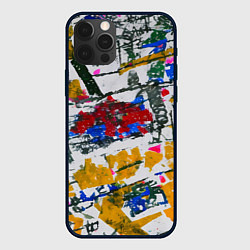 Чехол для iPhone 12 Pro Абстракция дорога, цвет: 3D-черный