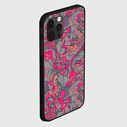 Чехол для iPhone 12 Pro Розовый серый сон, цвет: 3D-черный — фото 2
