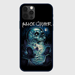 Чехол iPhone 12 Pro Night skull Alice Cooper