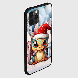 Чехол для iPhone 12 Pro Маленький дракончик 2024 год, цвет: 3D-черный — фото 2
