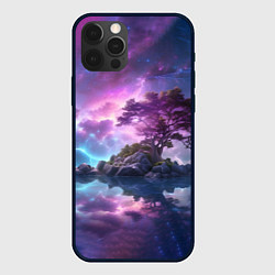 Чехол для iPhone 12 Pro Волшебный остров, цвет: 3D-черный