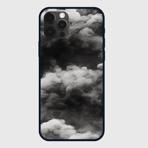 Чехол iPhone 12 Pro Абстракция сюрреализм / 3D-Черный – фото 1