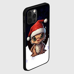 Чехол для iPhone 12 Pro Новогодний символ 2024, цвет: 3D-черный — фото 2