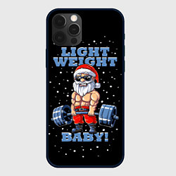 Чехол для iPhone 12 Pro Santa Claus - light weight baby, цвет: 3D-черный