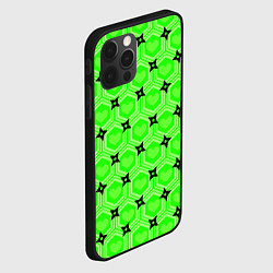 Чехол для iPhone 12 Pro Сердечки и сюрикены, цвет: 3D-черный — фото 2