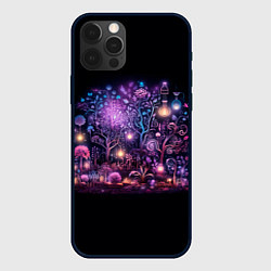 Чехол для iPhone 12 Pro Neon in room, цвет: 3D-черный