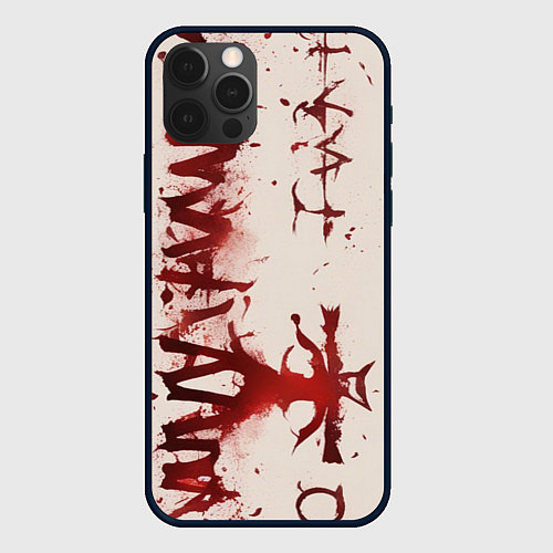Чехол iPhone 12 Pro Основной закон / 3D-Черный – фото 1