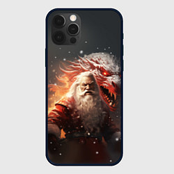 Чехол iPhone 12 Pro Дед Мороз и символ года