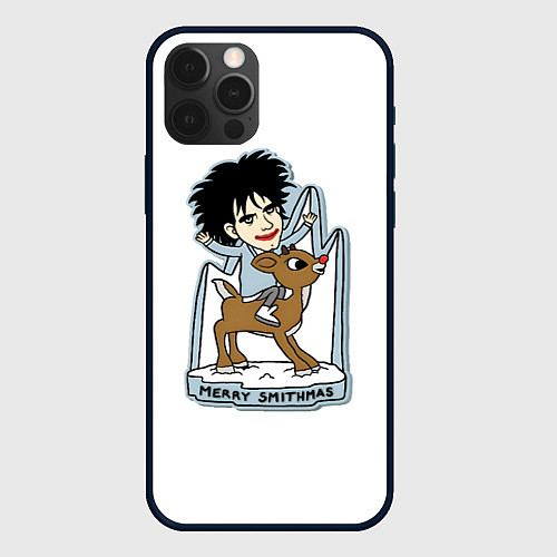 Чехол iPhone 12 Pro The Cure - Robert Smith fun / 3D-Черный – фото 1